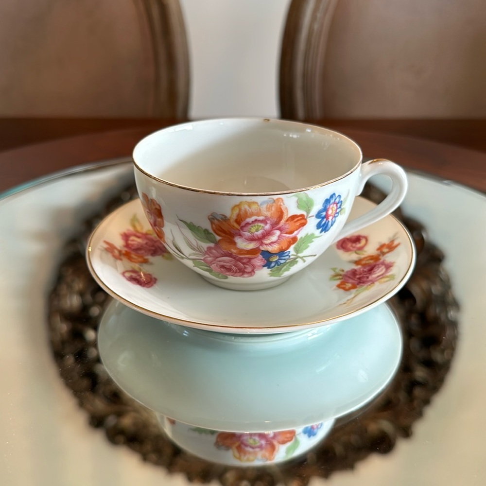 Jyoto China Cup & Saucer Made in Occupied Japan (1945-1951)